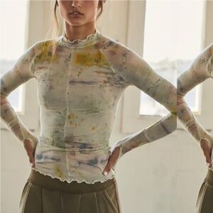 Free People Movement High Neck Mock Top- New with Tags